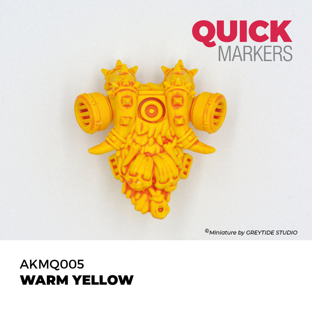AK Interactive Quick Markers Warm Yellow Acrylic Paint Marker AKMQ005