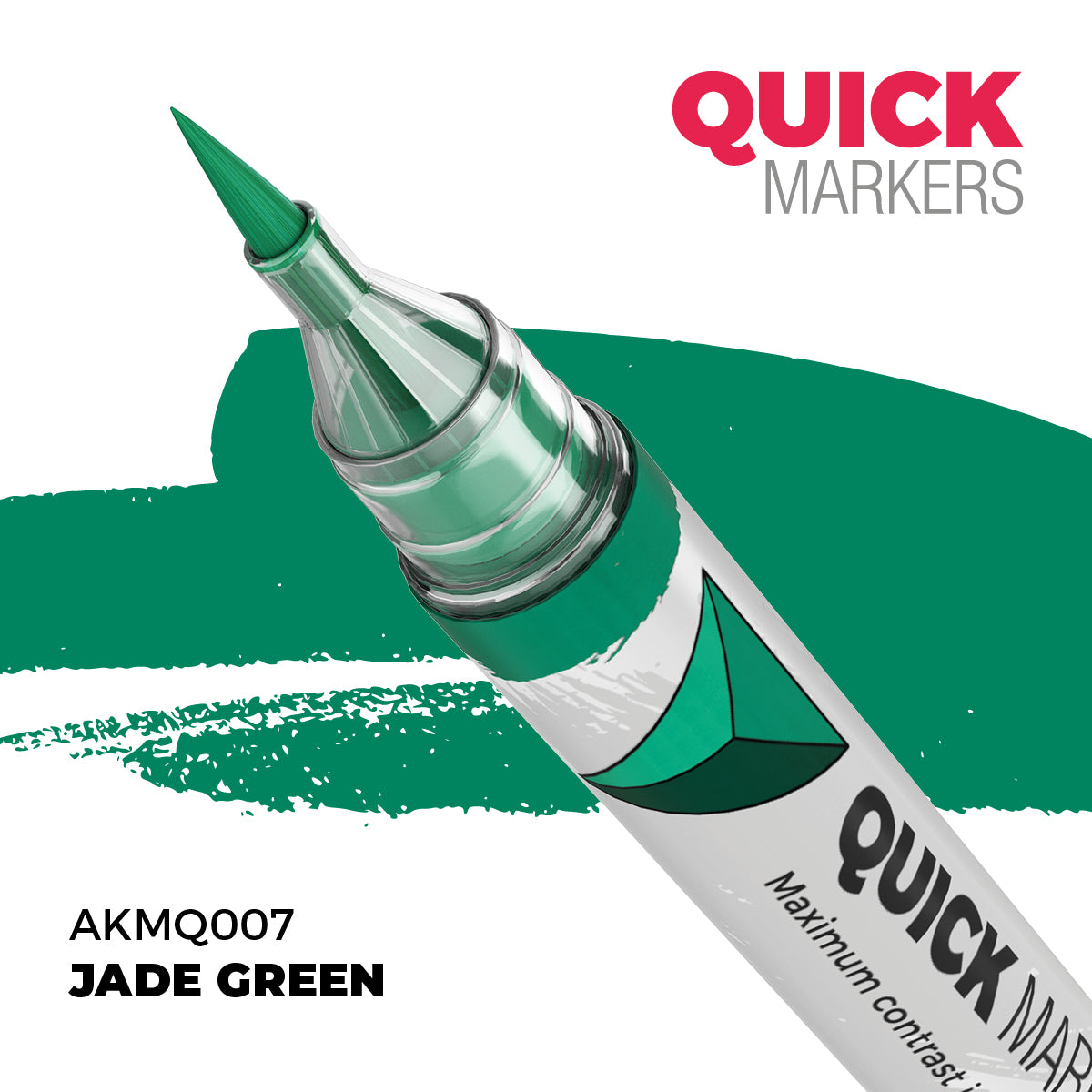 AK Interactive Quick Markers Jade Green Acrylic Paint Marker AKMQ007