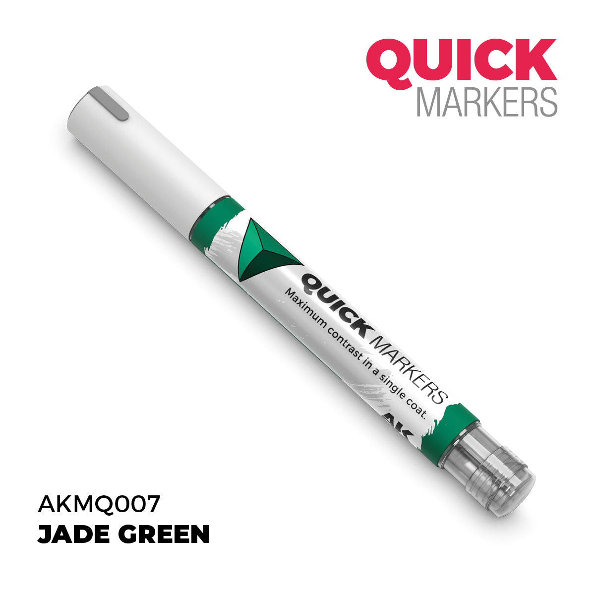 AK Interactive Quick Markers Jade Green Acrylic Paint Marker AKMQ007