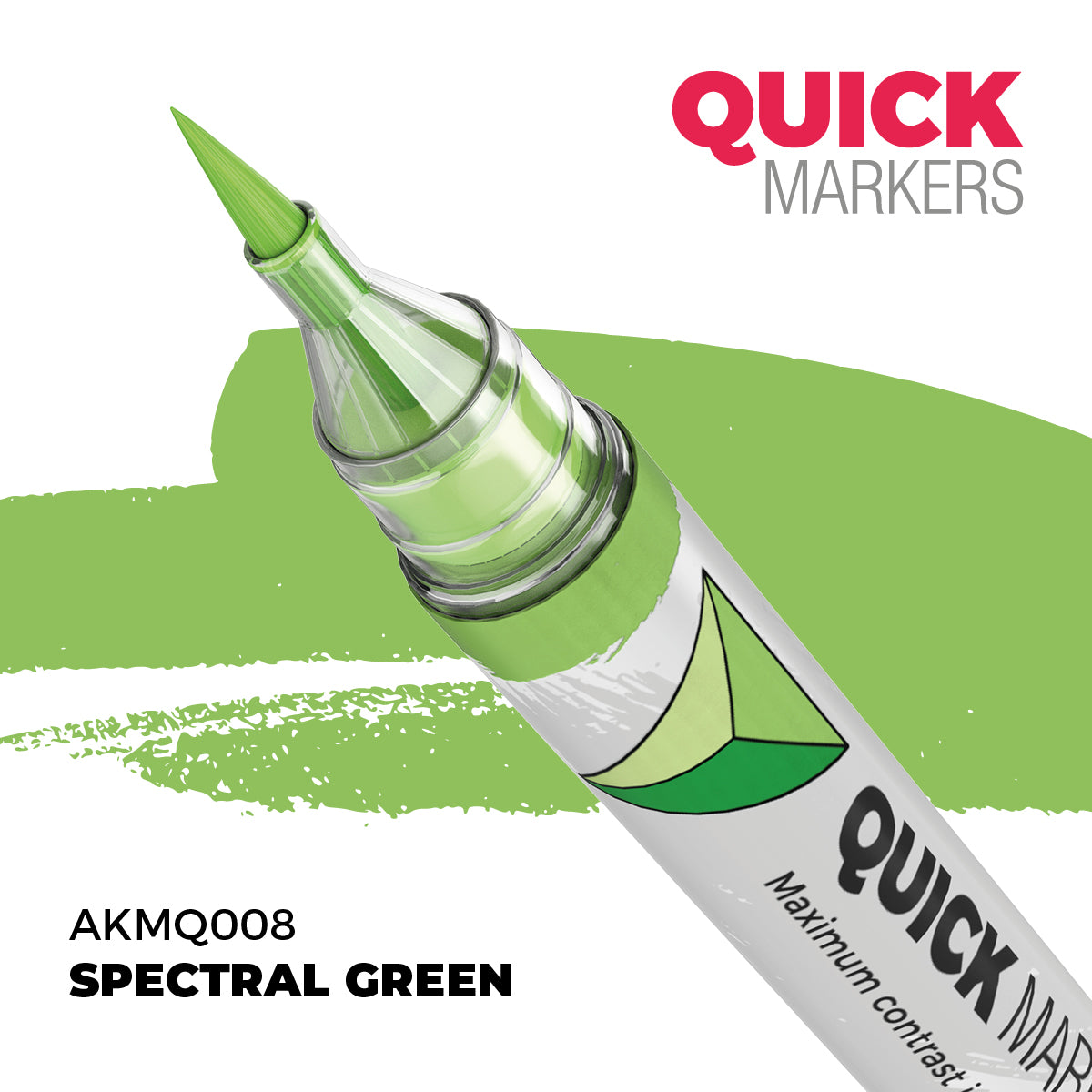 AK Interactive Quick Markers Spectral GreenAcrylic Paint Marker AKMQ008