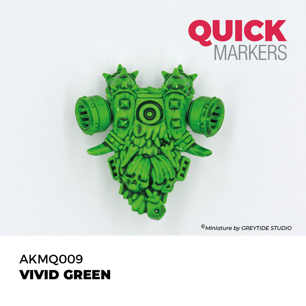 AK Interactive Quick Markers Vivid Green Acrylic Paint Marker AKMQ009