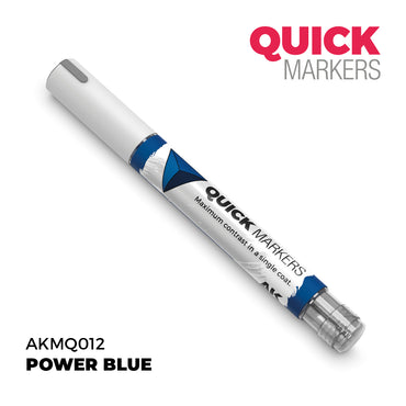 AK Interactive Quick Markers Power Blue Acrylic Paint Marker AKMQ012