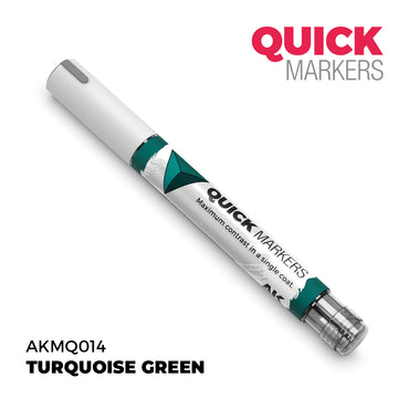 AK Interactive Quick Markers Turquoise Green Acrylic Paint Marker AKMQ014