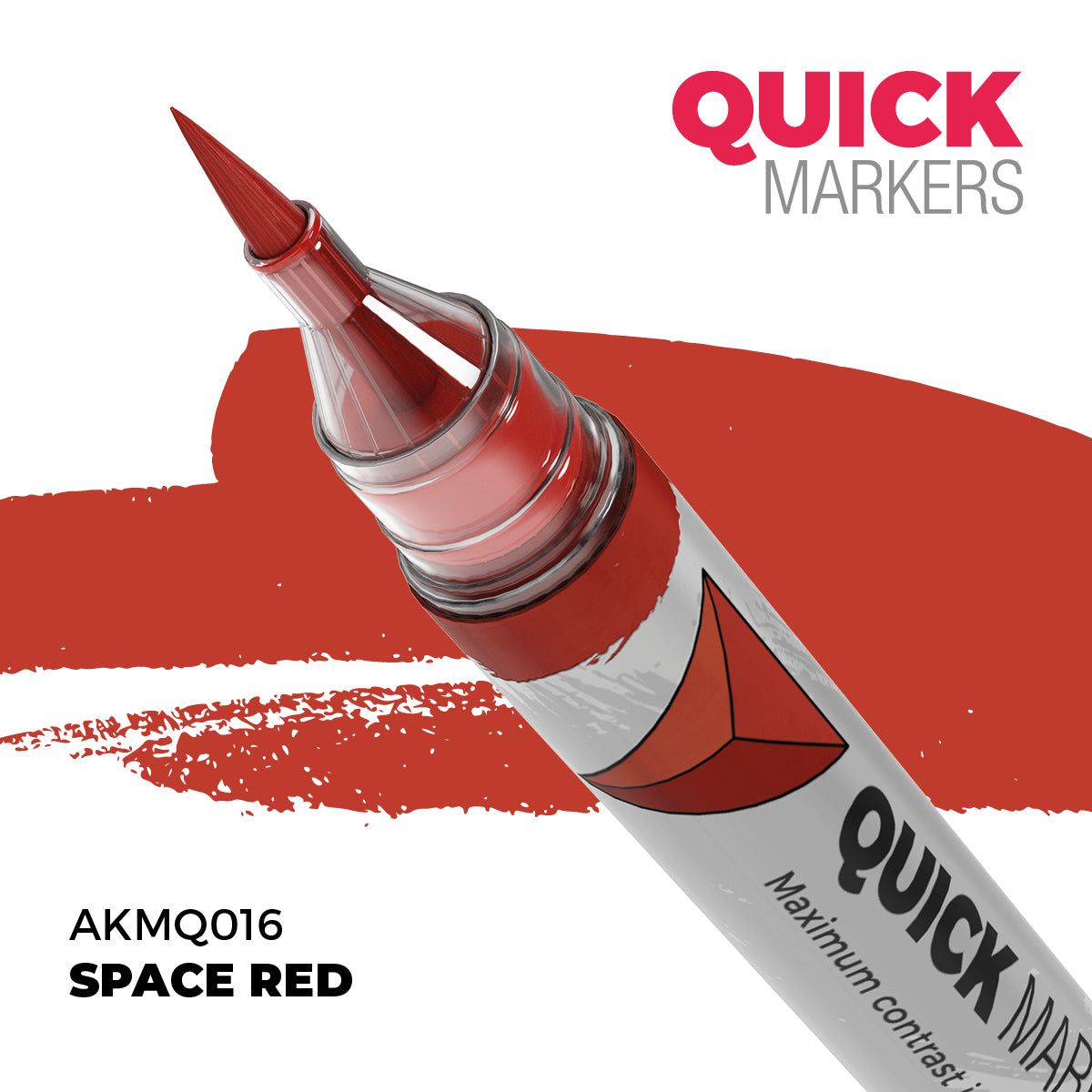 AK Interactive Quick Markers Space Red Acrylic Paint Marker AKMQ016