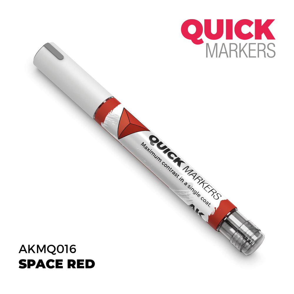 AK Interactive Quick Markers Space Red Acrylic Paint Marker AKMQ016