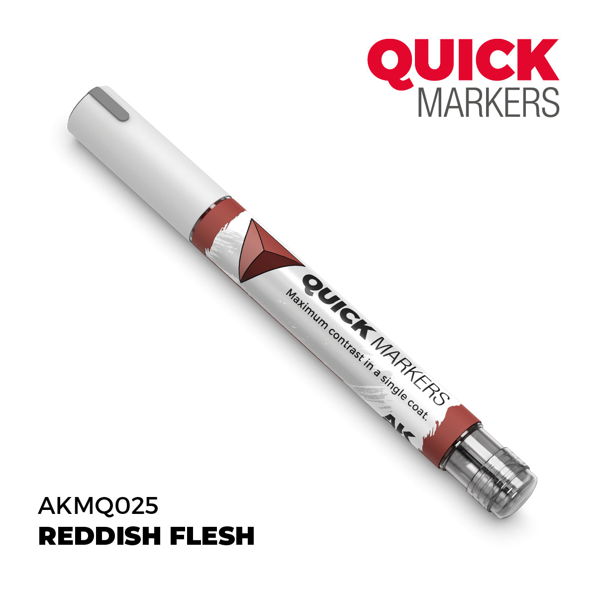 AK Interactive Quick Markers Reddish Flesh Acrylic Paint Marker AKMQ025