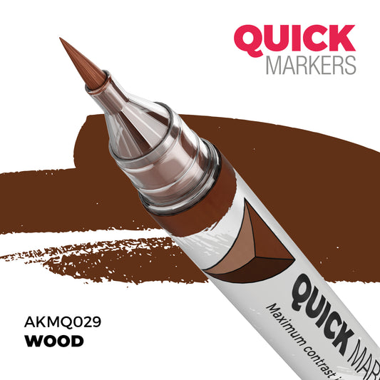 AK Interactive Quick Markers Wood Acrylic Paint Marker AKMQ029