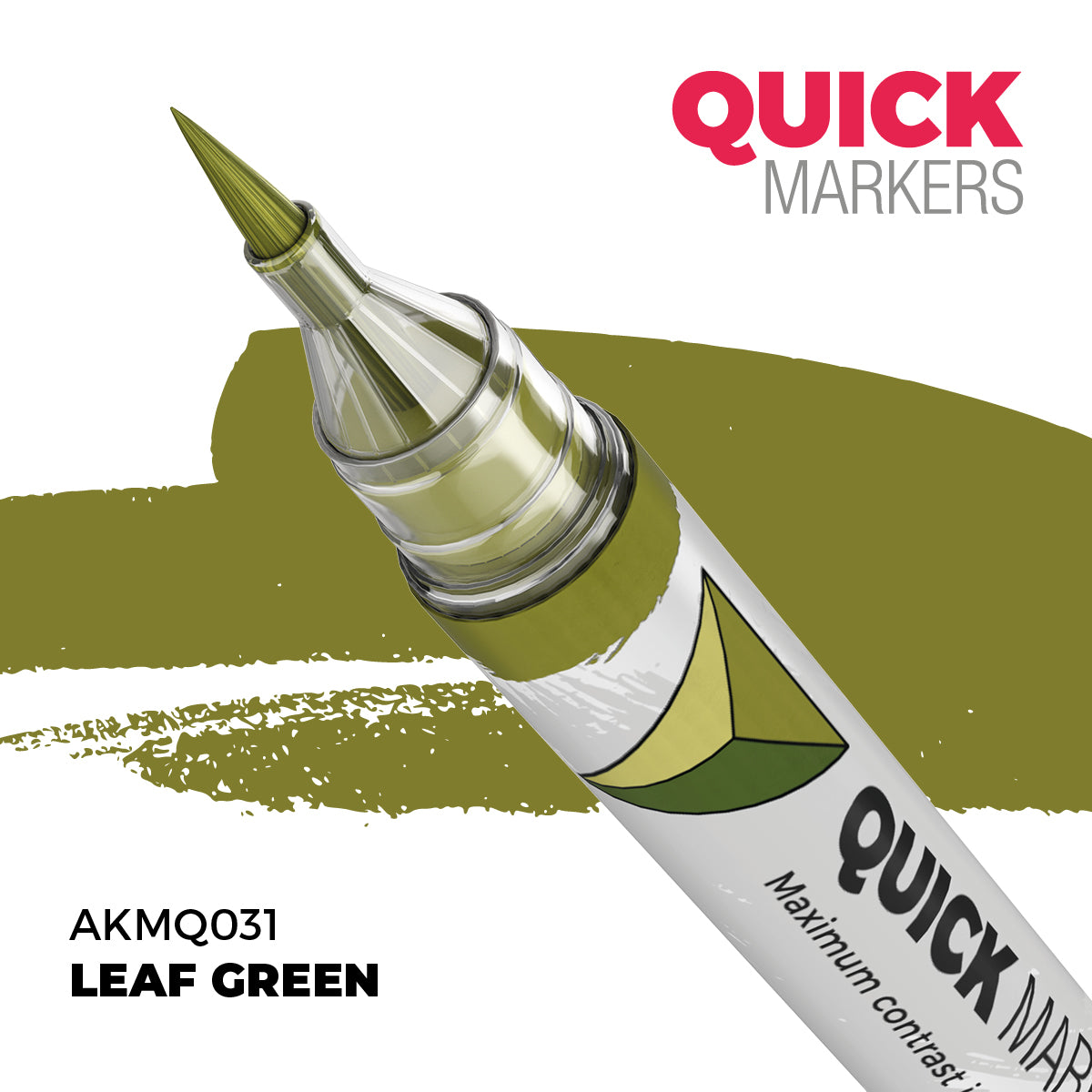AK Interactive Quick Markers Leaf Green Acrylic Paint Marker AKMQ031