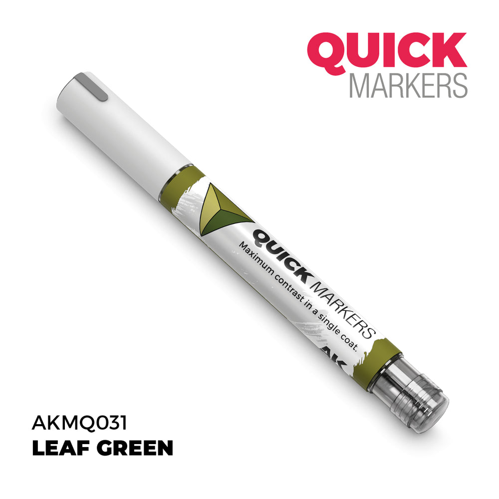 AK Interactive Quick Markers Leaf Green Acrylic Paint Marker AKMQ031