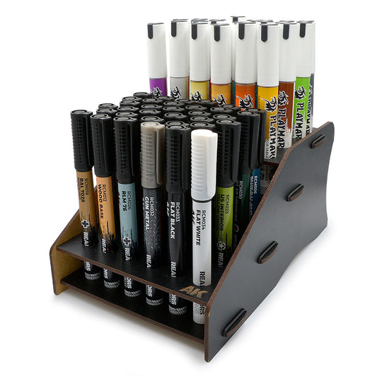 AK Interactive Modular Workbench Organizer Storage Rack for 68 Paint Markers