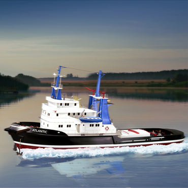 Artesania Latina 20210 Tug Boat Atlantic with ABS Hull 1:50 Model Kit