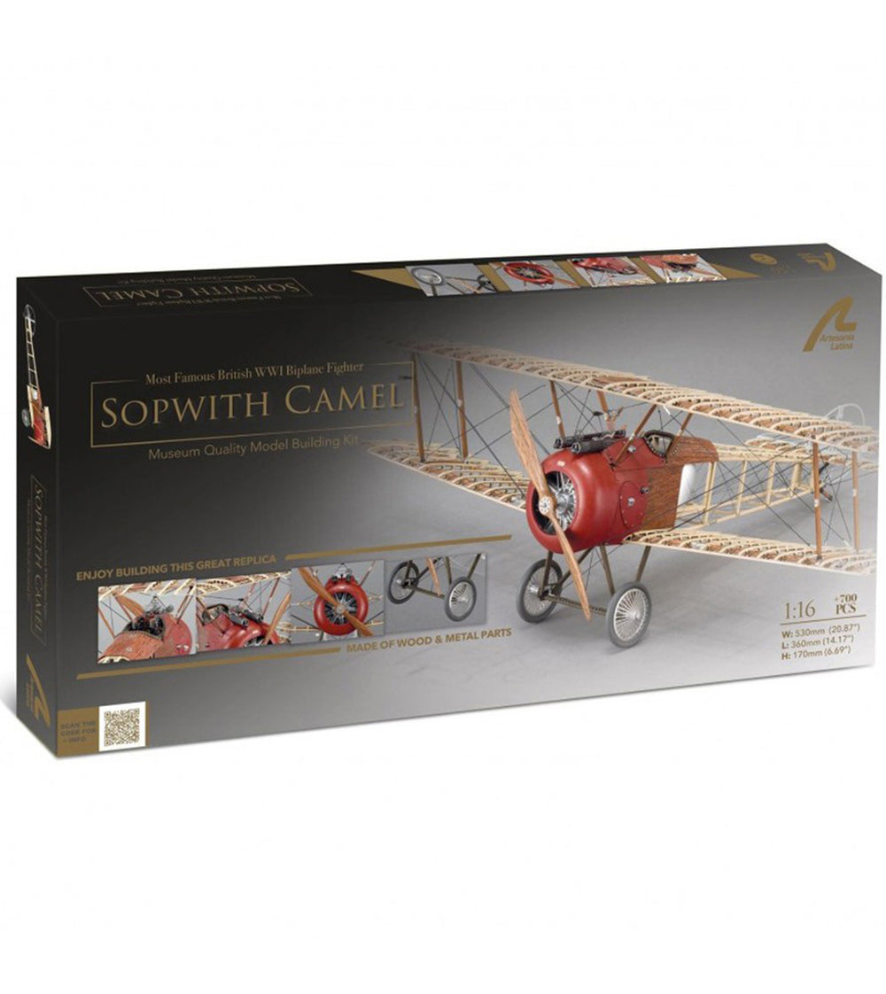 Artesania Latina AL20351 1:16 Sopwith Camel F1 1918 Wooden Model Kit