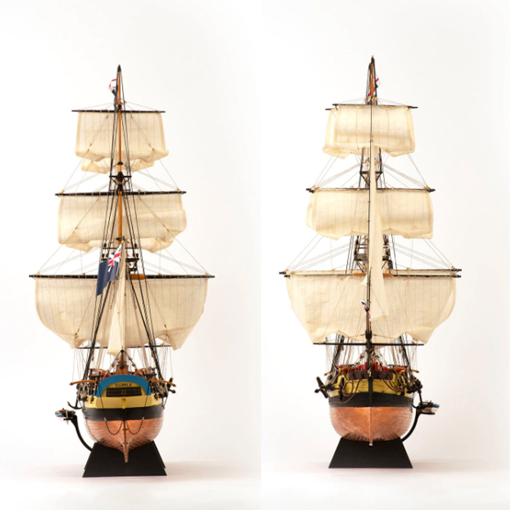 Artesania Latina 22420 HMS Supply First Fleet w/Figurines 1:50 Wooden Model Kit