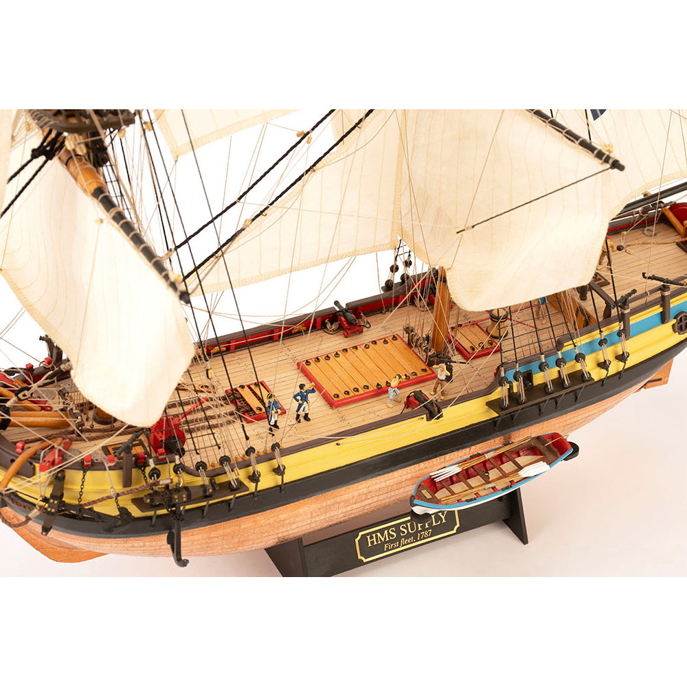 Artesania Latina 22420 HMS Supply First Fleet w/Figurines 1:50 Wooden Model Kit
