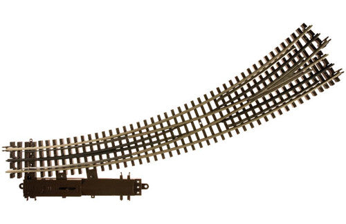Atlas 3 Rail Code 215 (O-72/O-54) Left Hand Curved Turnout AL6077 O Gauge