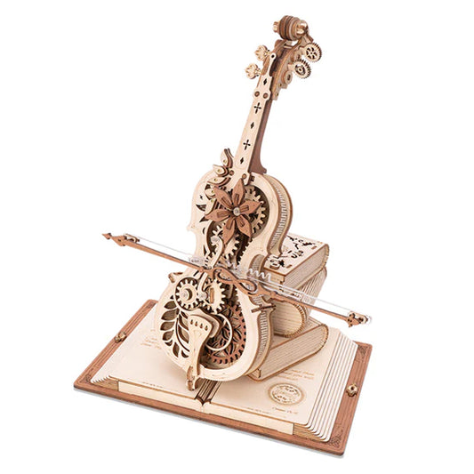 ROBOTIME ROKR Magic Cello DIY Miniature Dollhouse AMK63