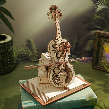 ROBOTIME ROKR Magic Cello DIY Miniature Dollhouse AMK63