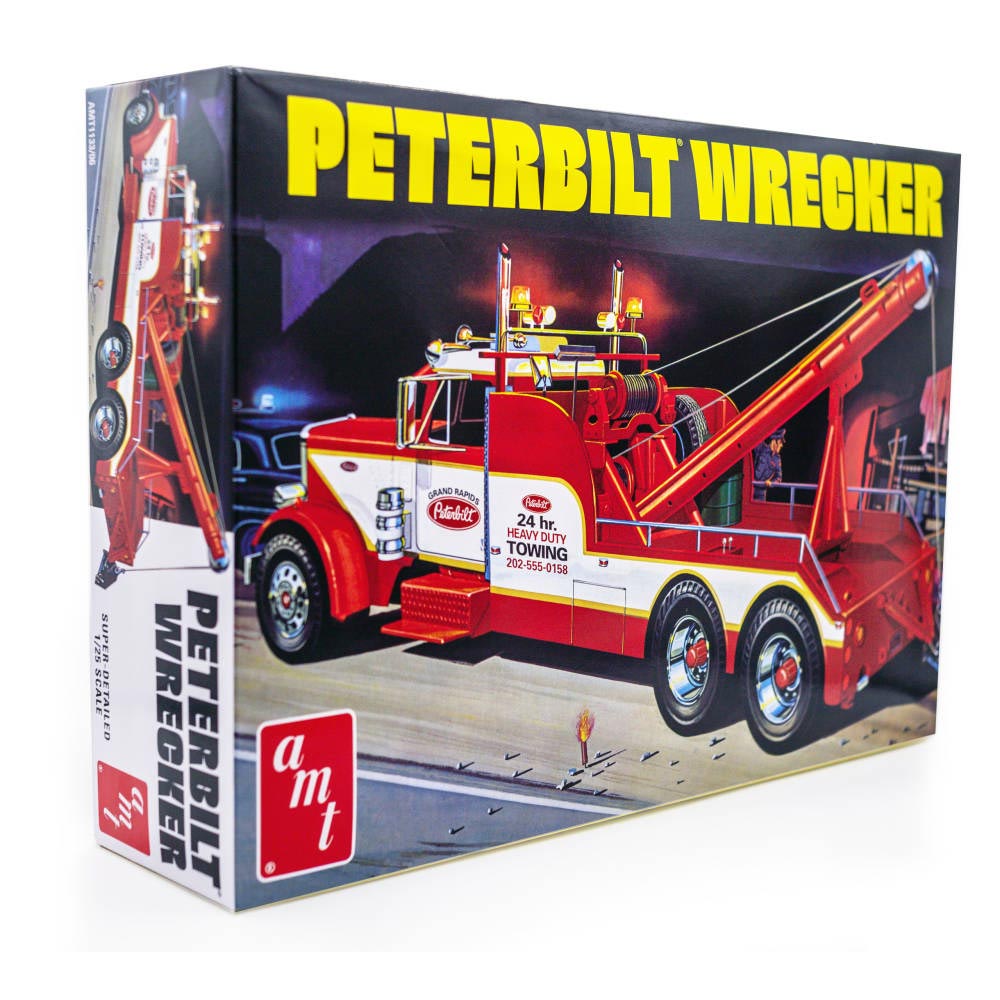 AMT 1133 Peterbilt Wrecker Truck 1:25 Plastic Model Kit