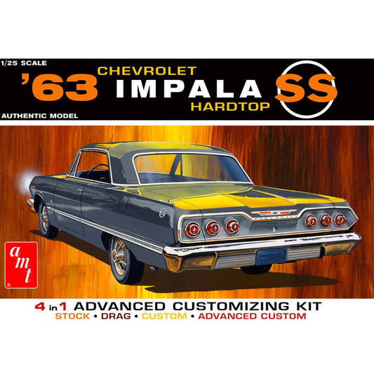 AMT 1149M 1963 Chevrolet Impala Hardtop 1:25 Plastic Model Kit