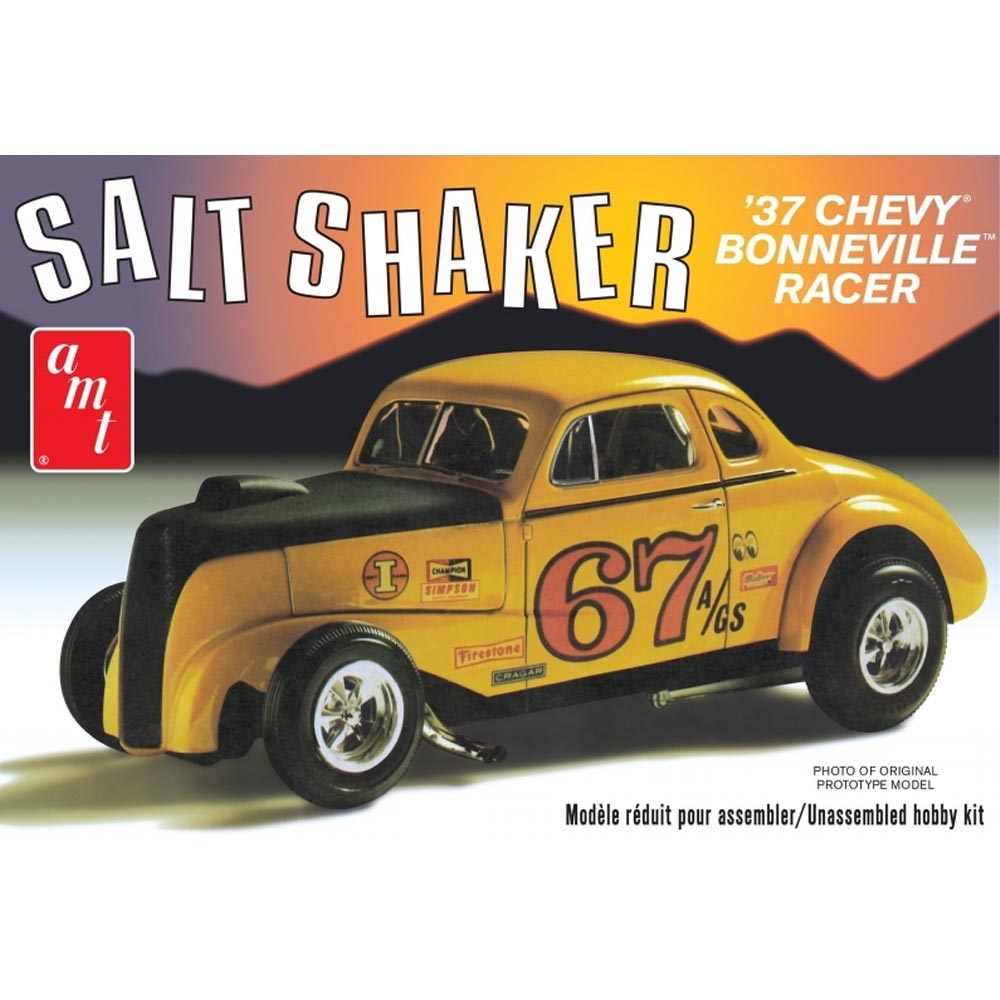 AMT 1937 Chevrolet Bonneville Racer Coupe Salt Shaker 1:25 Model Kit 1266