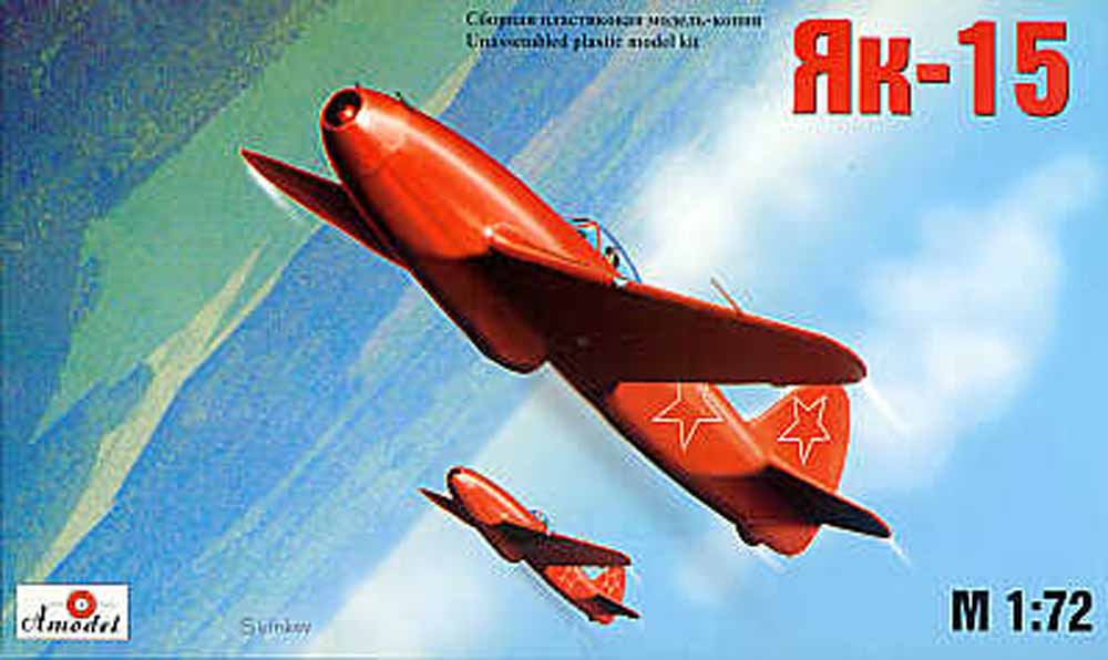 A-Model 7223 Yakovlev Yak-15 1:72 Aircraft Model Kit