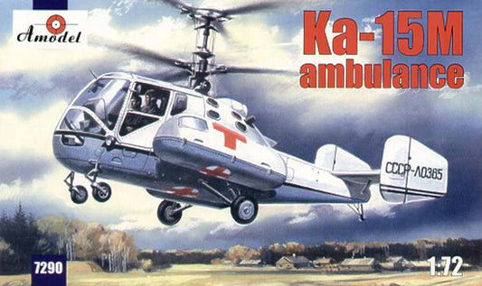 A-Model 7290 Kamov Ka-15 Ambulance 1:72 Aircraft Model Kit