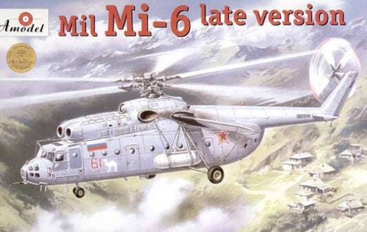 A-Model 72131 MiL Mi-6 late version 1:72 Aircraft Model Kit