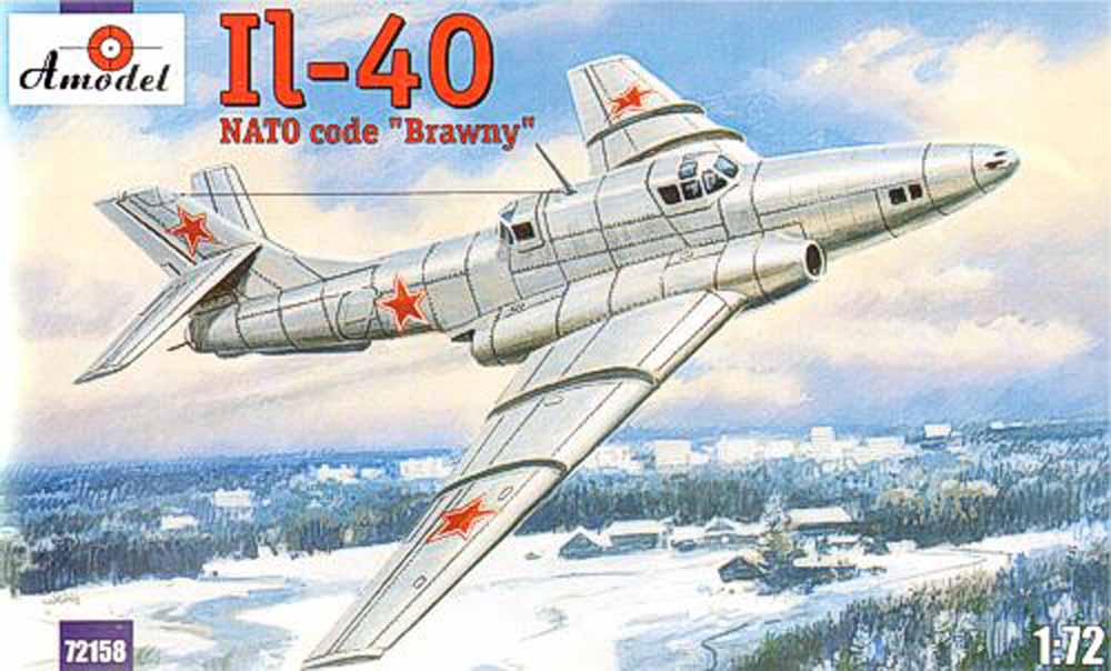A-Model 72158 Ilyushin Il-40 'Brawny' 1:72 Aircraft Model Kit