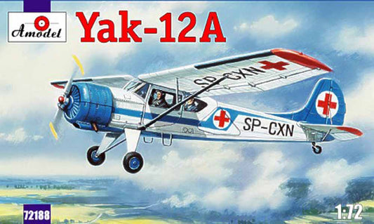 A-Model 72188 Yakovlev Yak-12A 1:72 Aircraft Model Kit