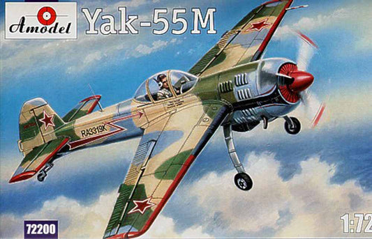 A-Model 72200 Yakovlev Yak-55M with decals for Russia 1:72 Aircraft Model Kit