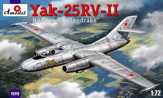 A-Model 72212 Yakovlev Yak-25RV-II 1:72 Aircraft Model Kit
