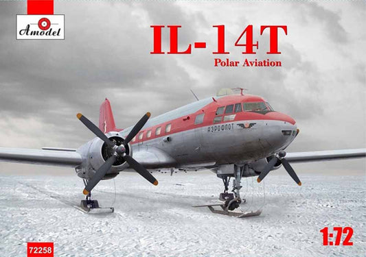 A-Model 72258 Ilyushin Il-14–¢ 'Crate' 1:72 Aircraft Model Kit