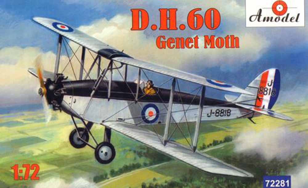 A-Model 72281 de Havilland DH.60 1:72 Aircraft Model Kit