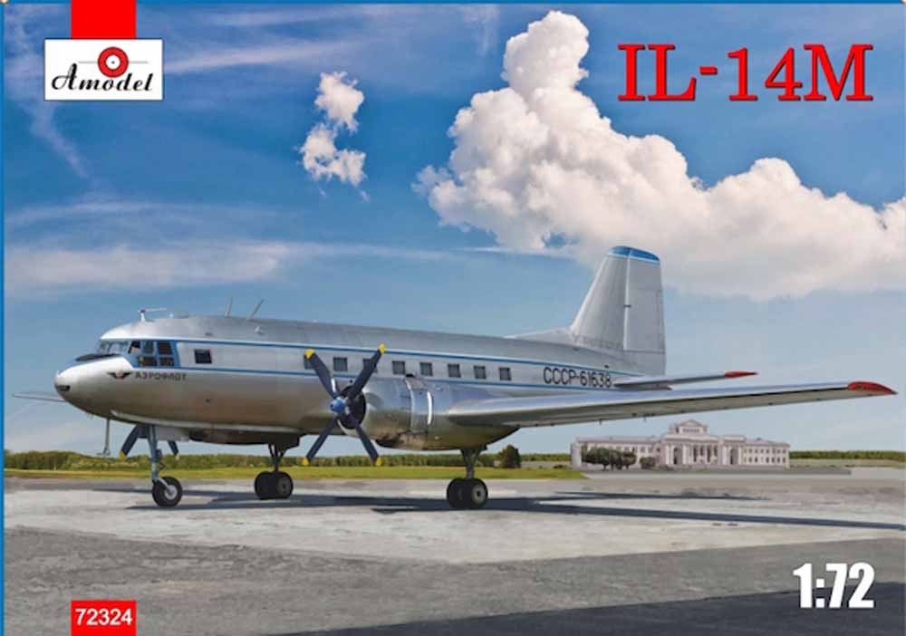 A-Model 72324 Ilyushin IL-14M 1:72 Aircraft Model Kit