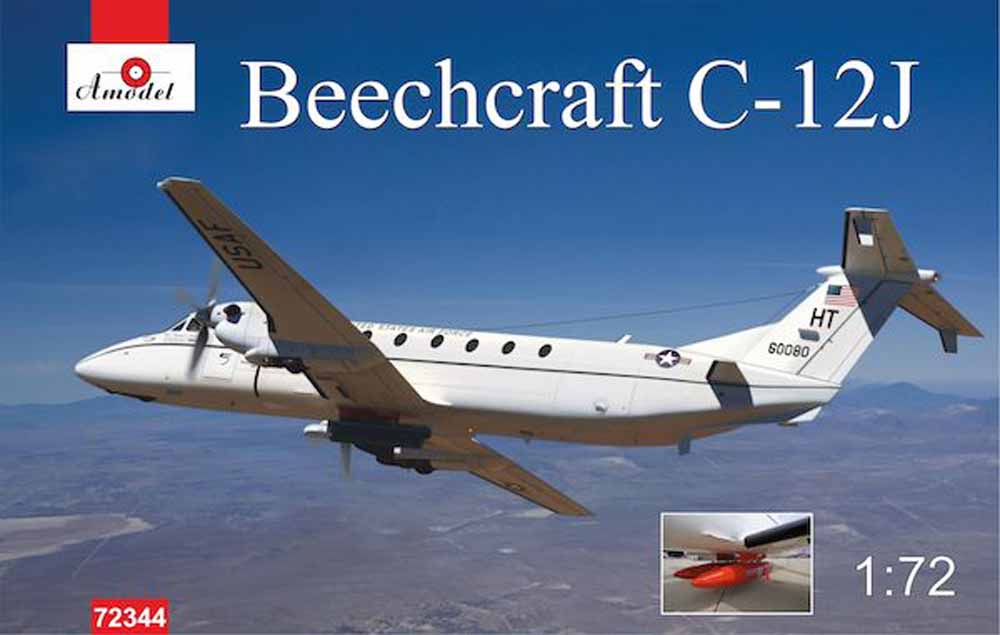 A-Model 72344 Beechcraft C-12J 1:72 Aircraft Model Kit