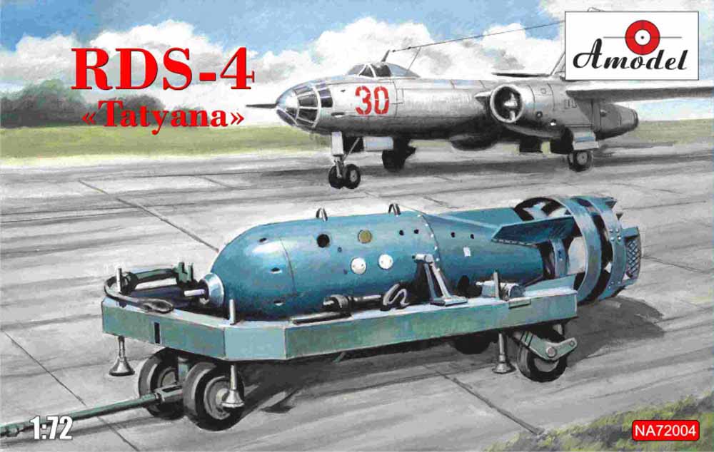A-Model NA72004 Soviet atomic bomb RDS-4 'Tatiana' 1:72 Aircraft Model Kit