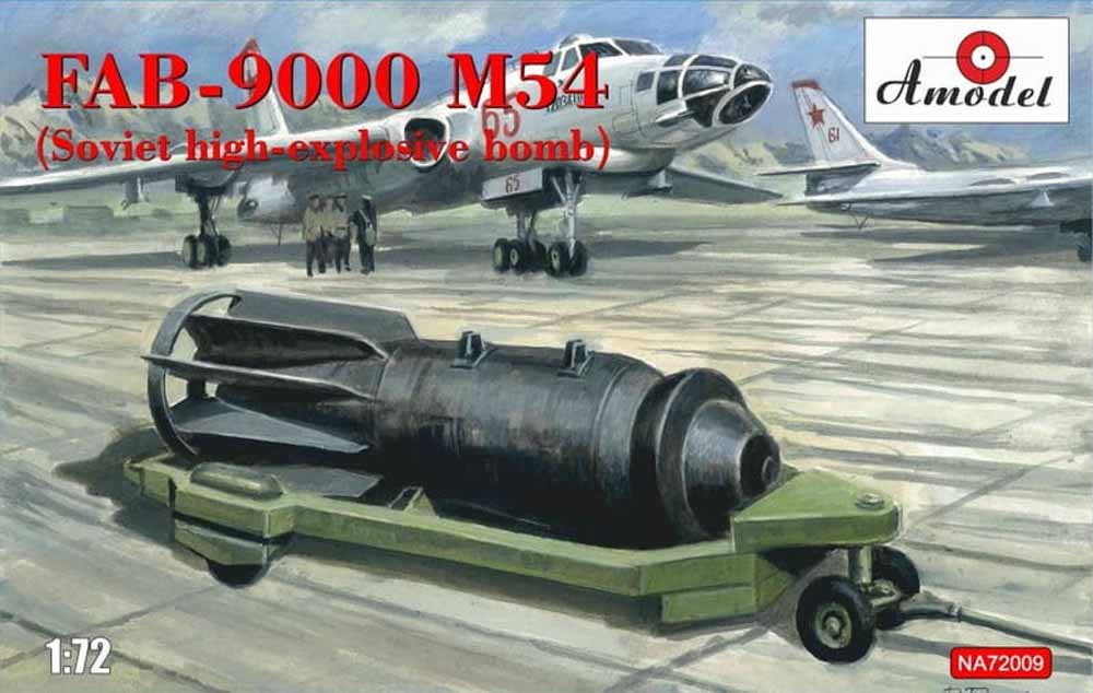 A-Model NA72009 FAB-9000 M54 (Soviet high-explosive bomb) 1:72 Aircraft Model Kit
