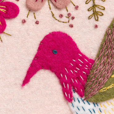 Corinne Lapierre Hummingbird Applique Hoop Craft Kit