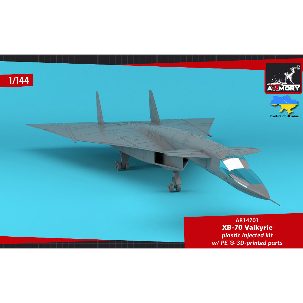 Armory 14701 XB-70 Valkyrie US Experimental Supersonic Bomber 1:144 Model Kit