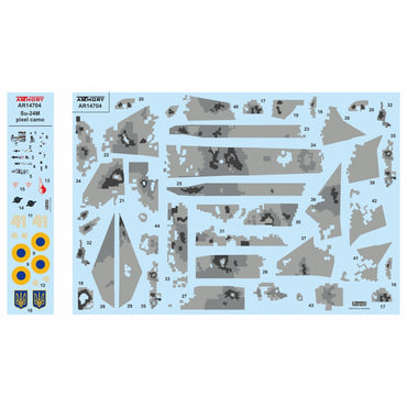 Armory 14704 Sukhoj Su-24M Fencer Ukrainian Pixel Camo 1:144 Model Kit