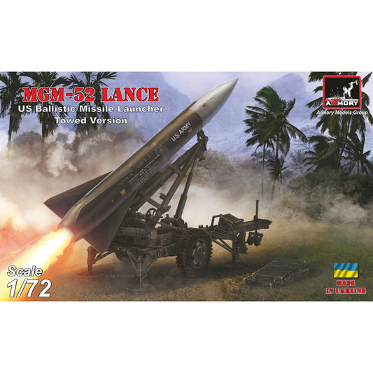 Armory 72432 MGM-52 Lance US Tactical Ballistic S-to-S Missile 1:72 Model Kit