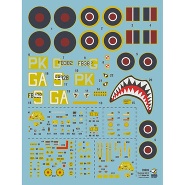 Arma Hobby North-American P-51C Mustang Mk III 1:72 Plastic Model Kit