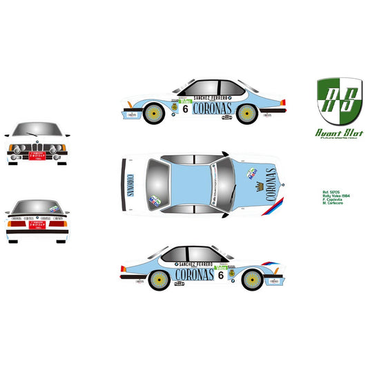 Avant Slot 51705 BMW 365 CSI Rally Valeo 1984 1:32 Slot Car