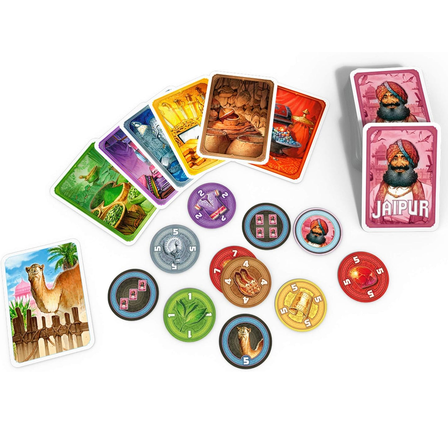 Jaipur 2nd Edition Card Game - 2 Players Age 10+