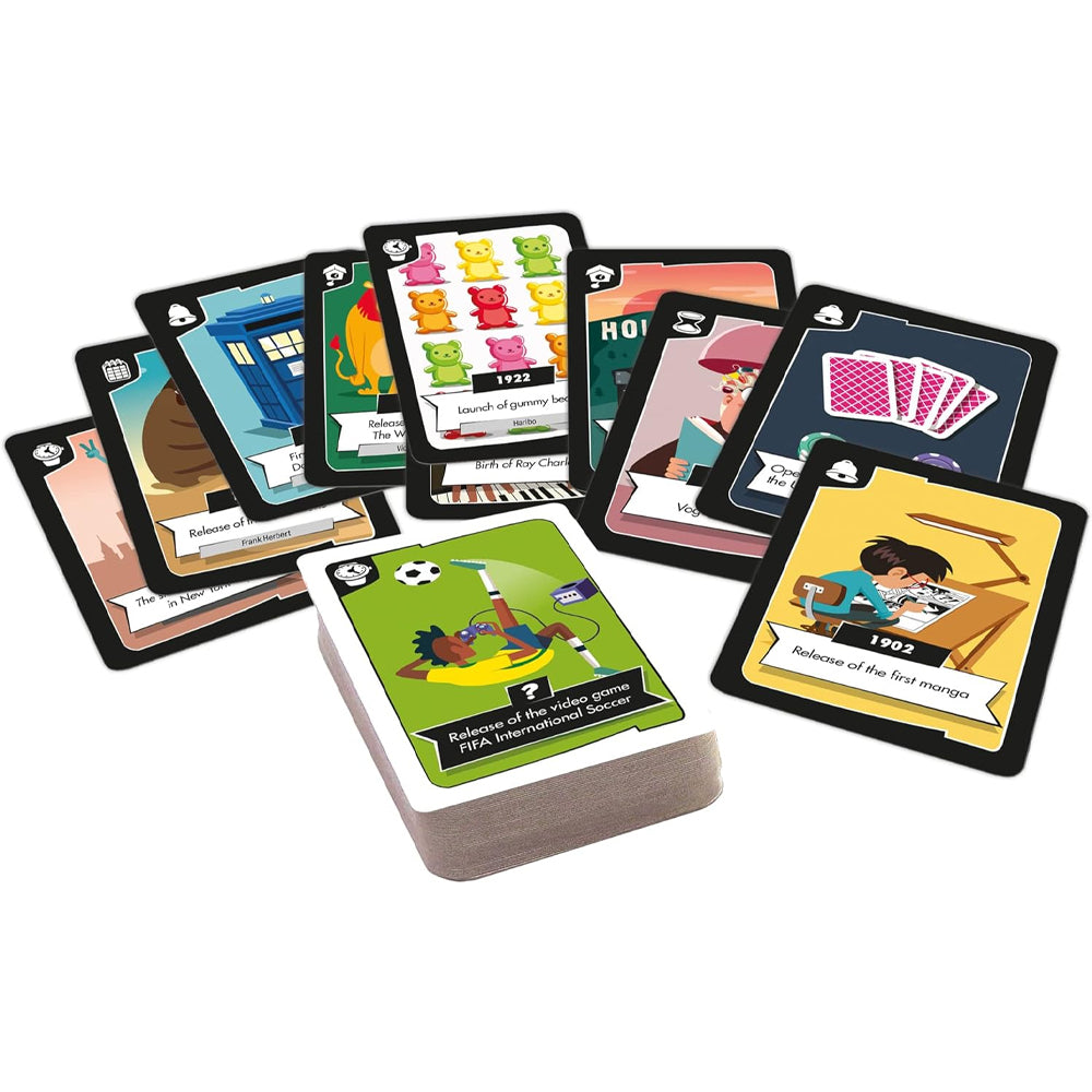 Timeline Twist: Pop Culture - Co-op Card Game Age 8+ 2-6 Players from Zygomatic