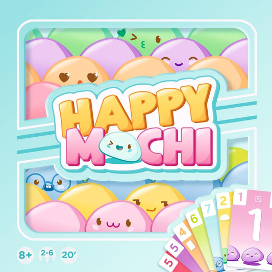 Happy Mochi - Clutch Box Card Game Age 8+ 2-6 Players