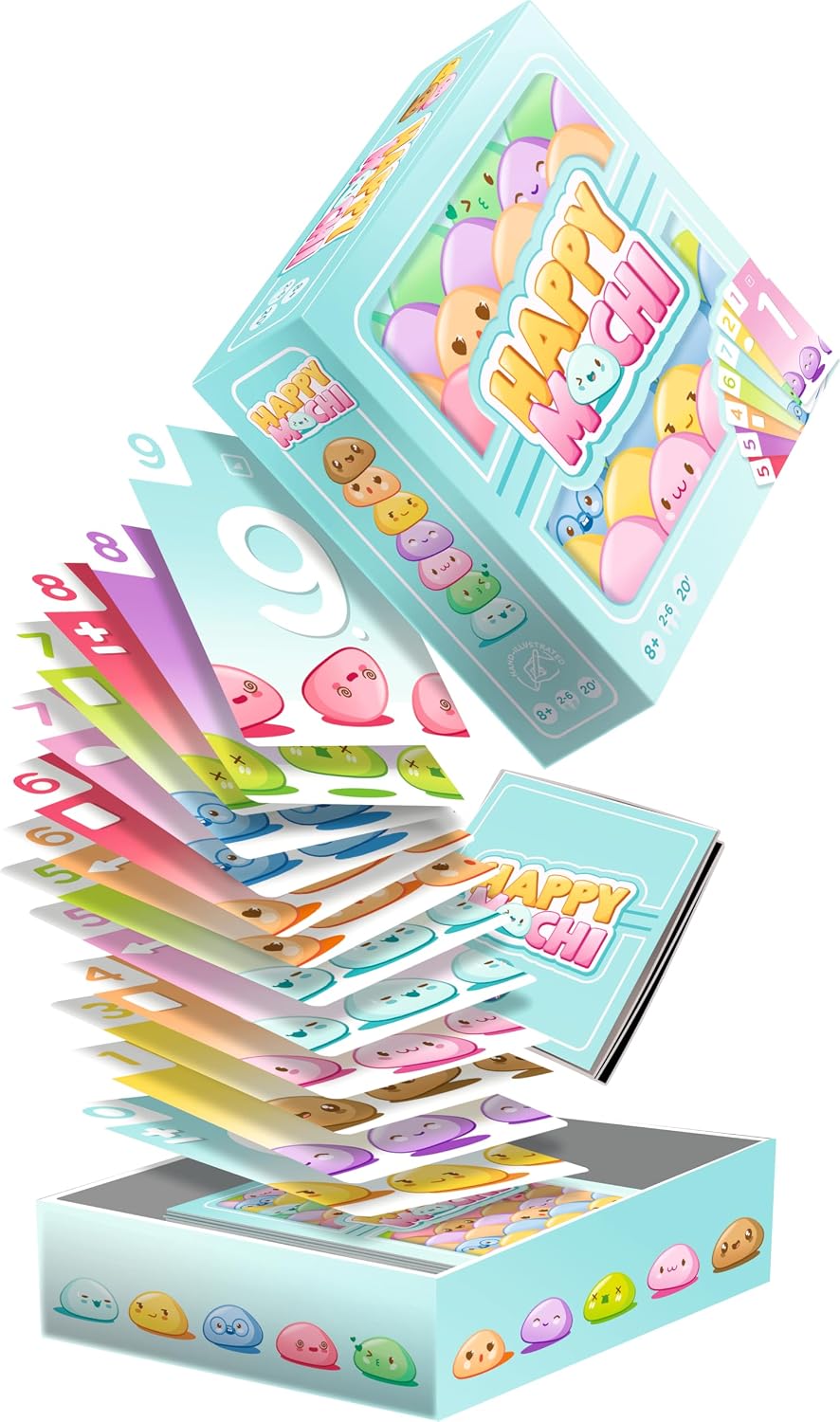 Happy Mochi - Clutch Box Card Game Age 8+ 2-6 Players