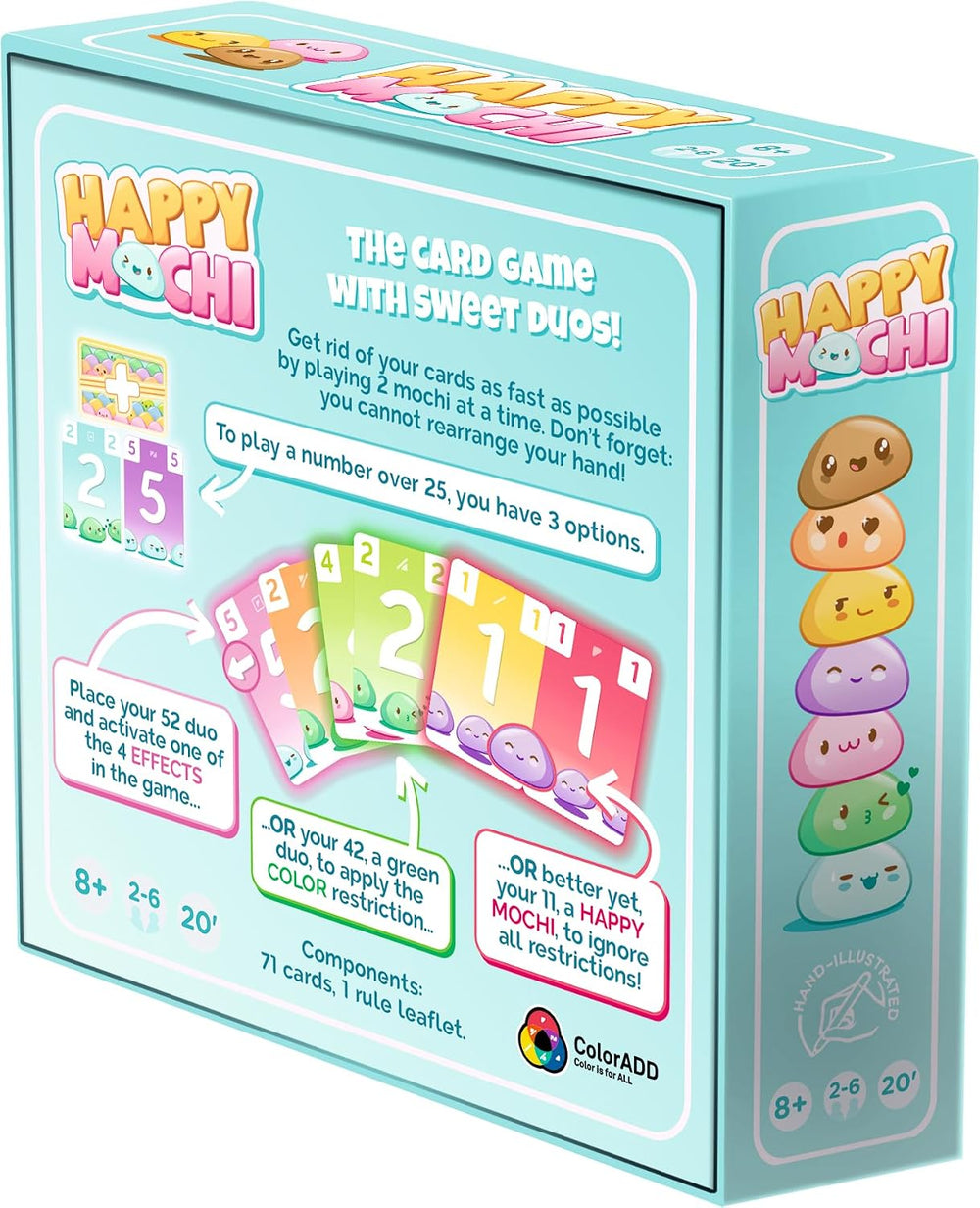 Happy Mochi - Clutch Box Card Game Age 8+ 2-6 Players