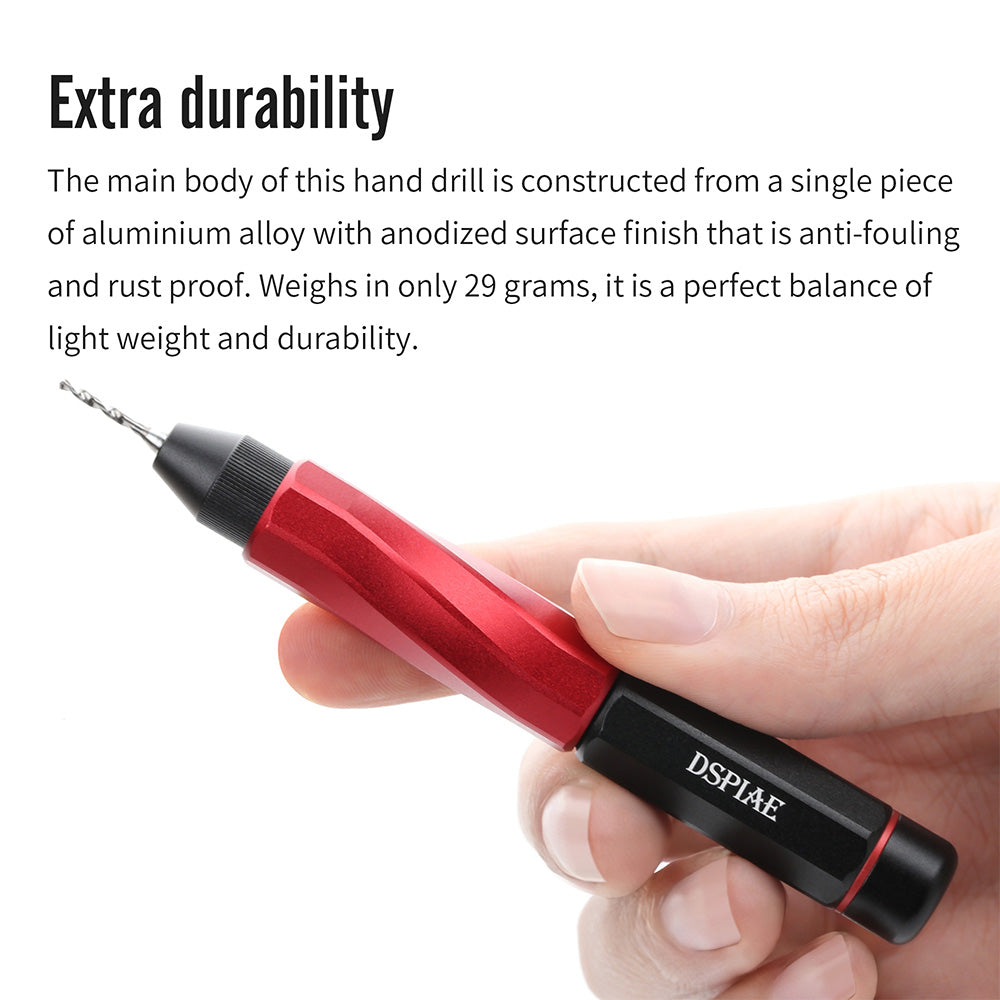 DSPIAE Mobius Hand Drill AT-MHD w/Spin-Lock Drill Bit Set Bundle