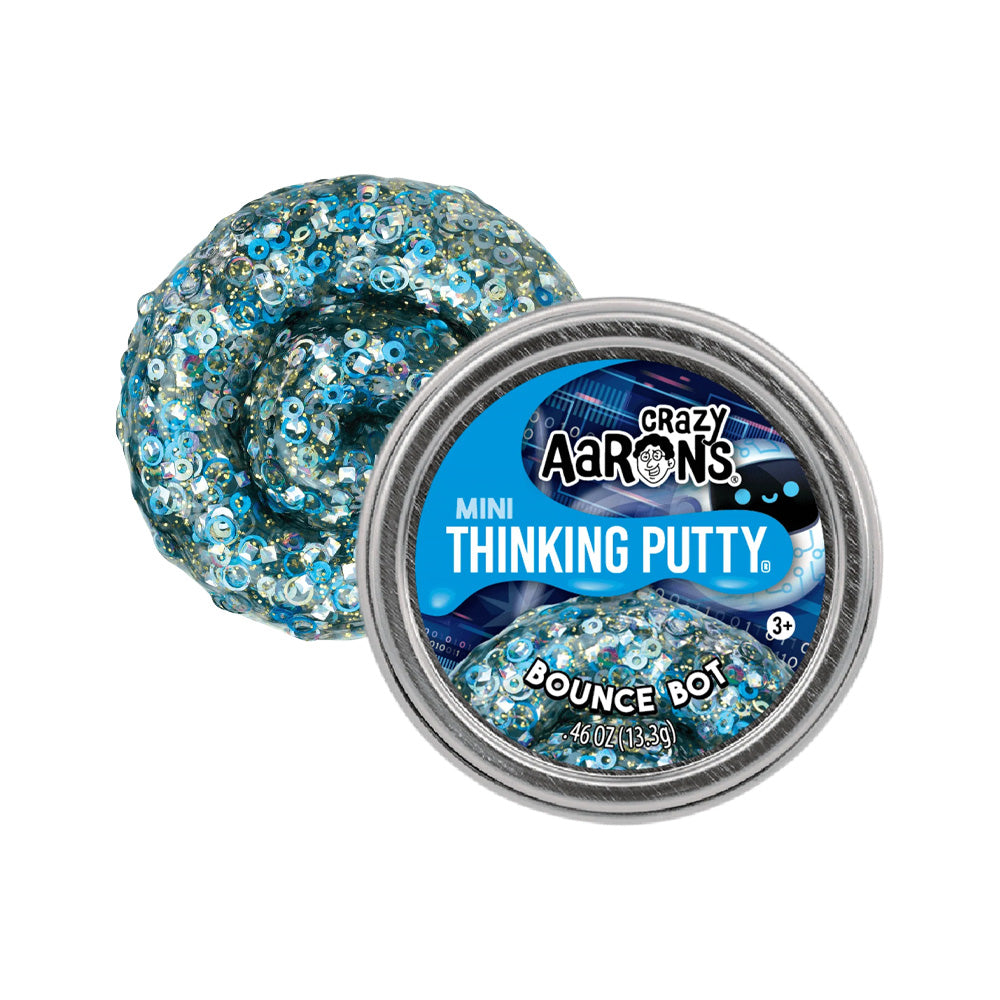 Crazy Aaron's Bounce Bot Thinking Foam Strecth Toy Mini Tin AT003